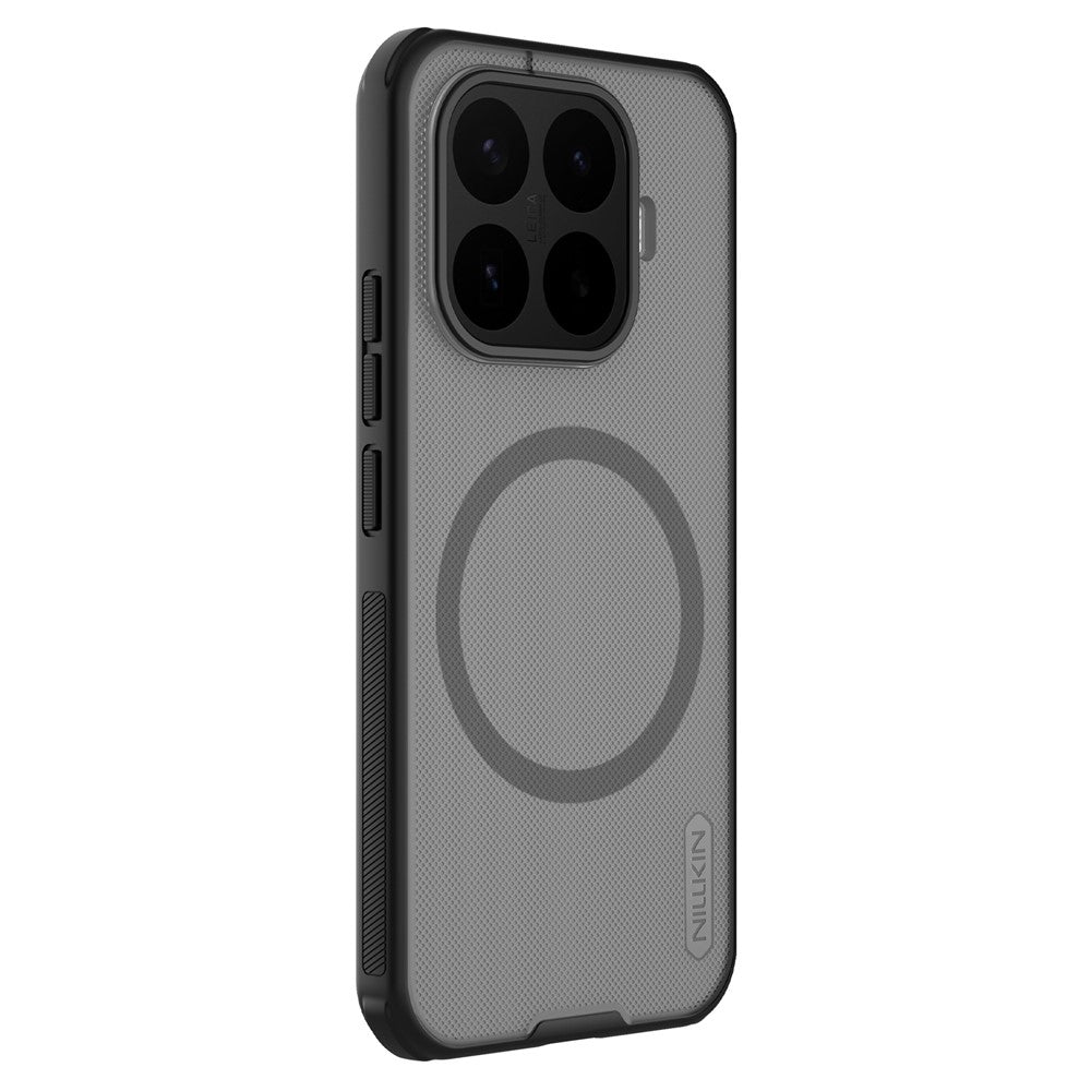 Husa MagSafe pentru Xiaomi 17T, Nillkin, Super Shield Pro, Neagra Transparenta Satinata
