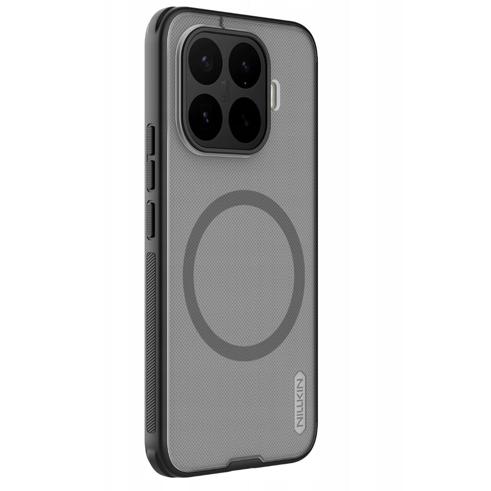 Husa MagSafe pentru Xiaomi 17T Pro, Nillkin, Super Shield Pro, Neagra Transparenta Satinata