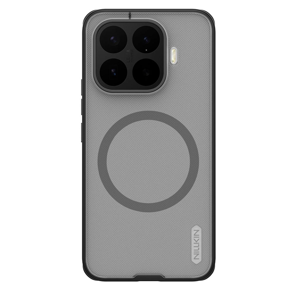 Husa MagSafe pentru Xiaomi 17T Pro, Nillkin, Super Shield Pro, Neagra Transparenta Satinata