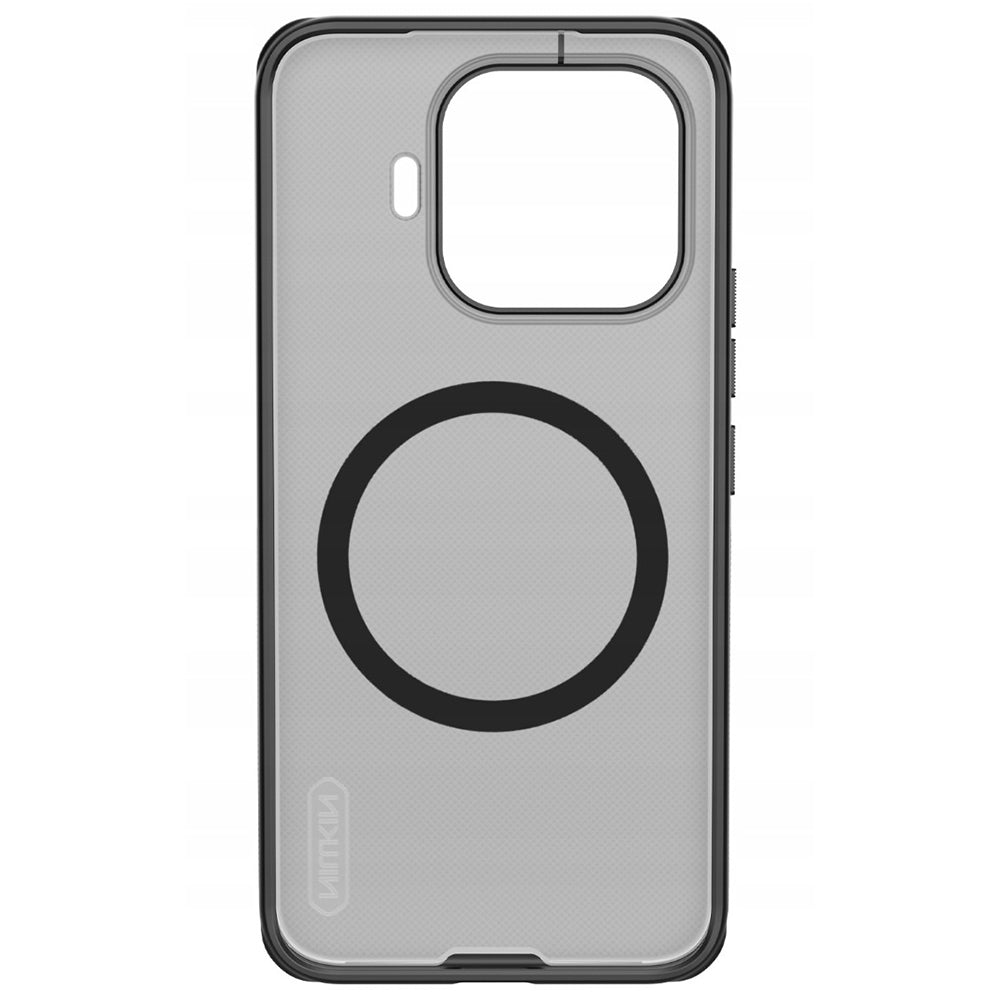 Husa MagSafe pentru Xiaomi 17T Pro, Nillkin, Super Shield Pro, Neagra Transparenta Satinata