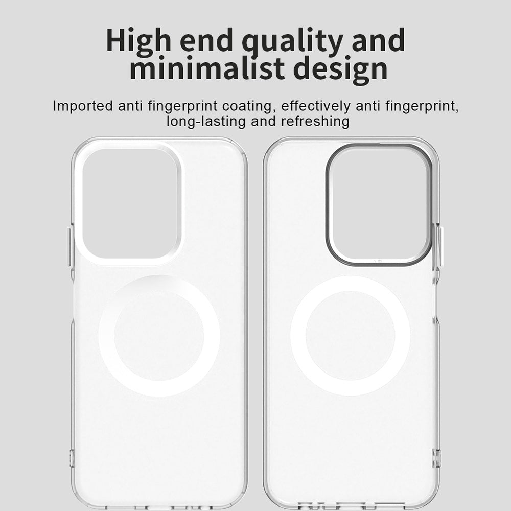 Husa MagSafe pentru Xiaomi Poco C85 4G / Redmi 15C 5G / 15C 4G, Techsuit, CandyCase, Alba
