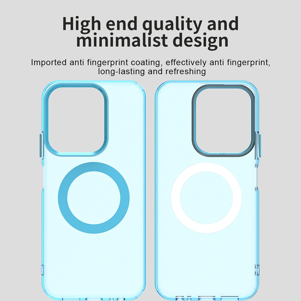 Husa MagSafe pentru Xiaomi Poco C85 4G / Redmi 15C 5G / 15C 4G, Techsuit, CandyCase, Albastra