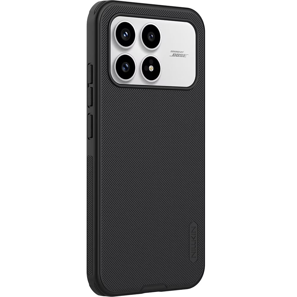 Husa MagSafe pentru Xiaomi Poco F8 Pro, Nillkin, Super Shield Pro, Neagra Satinata