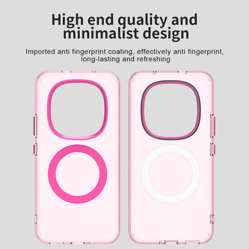 Husa MagSafe pentru Xiaomi Poco M8 Pro / Redmi Note 15 Pro+ 5G, Techsuit, CandyCase, Roz