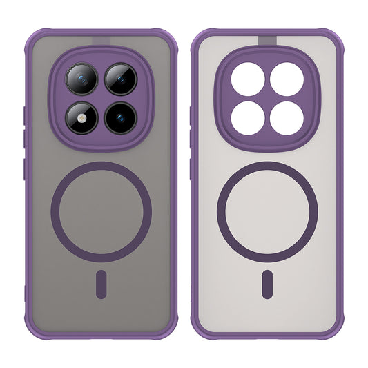 Husa MagSafe pentru Xiaomi Poco M8 Pro / Redmi Note 15 Pro+ 5G, Techsuit, HaloFrost II, Mov