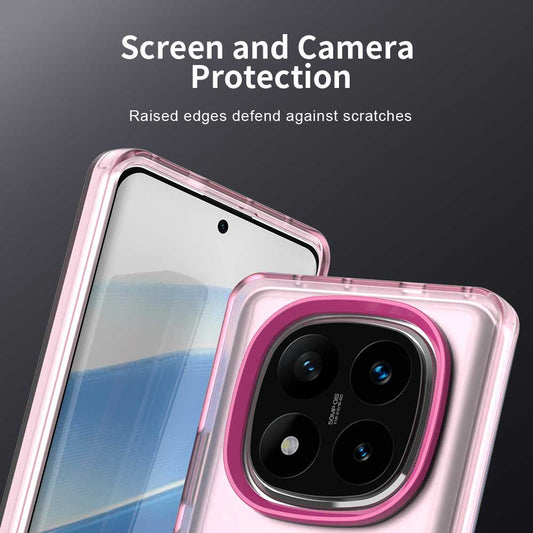 Husa MagSafe pentru Xiaomi Poco X7 / Redmi Note 14 Pro 5G, Techsuit, CandyCase, Roz