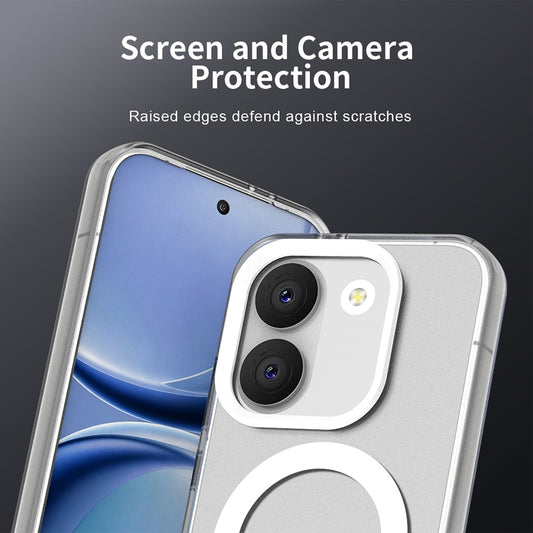 Husa MagSafe pentru Xiaomi Poco X8 Pro, Techsuit, CandyCase, Alba