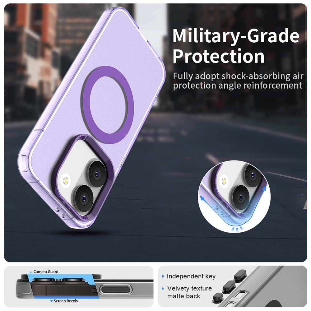 Husa MagSafe pentru Xiaomi Poco X8 Pro, Techsuit, CandyCase, Mov