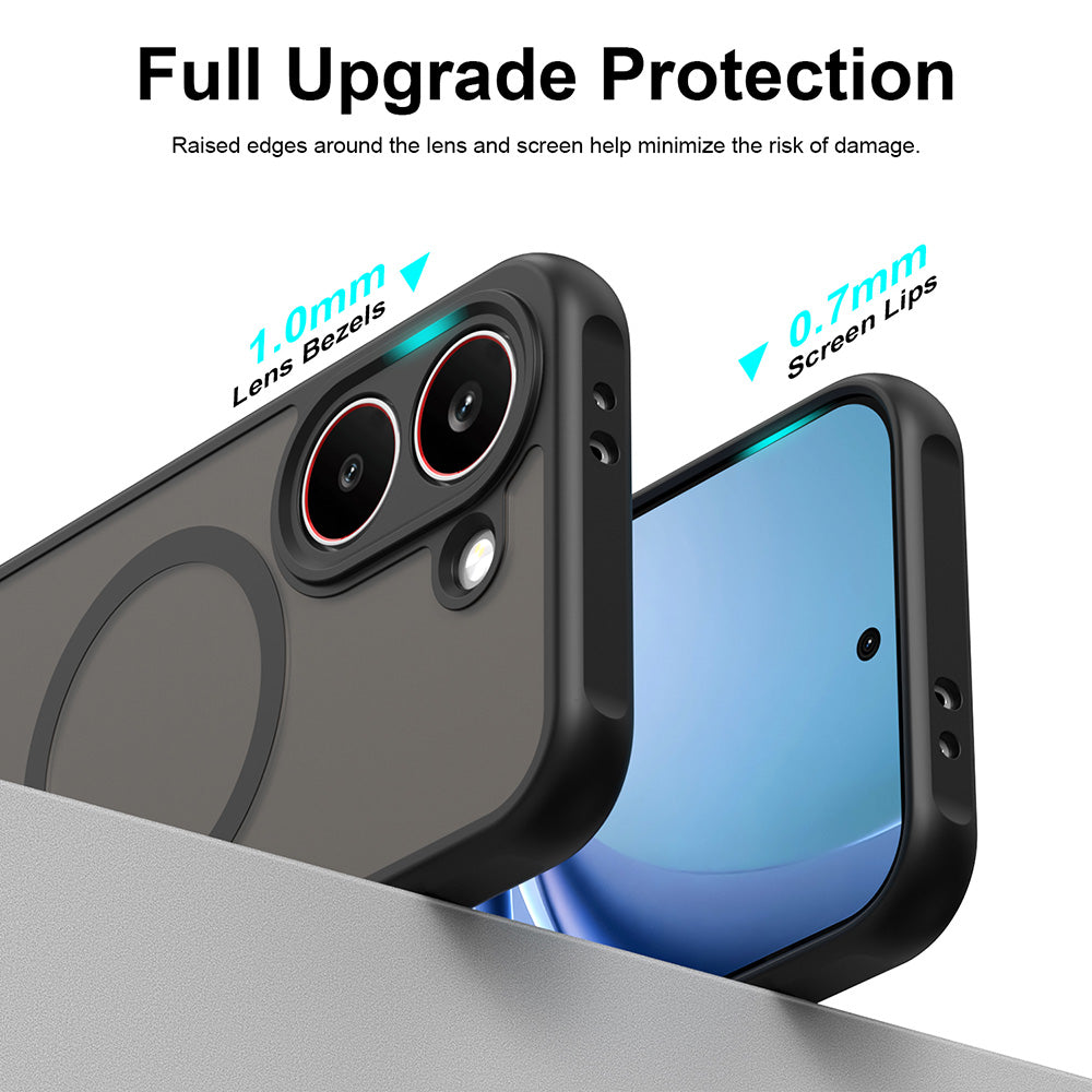 Husa MagSafe pentru Xiaomi Poco X8 Pro, Techsuit, HaloFrost II, Neagra