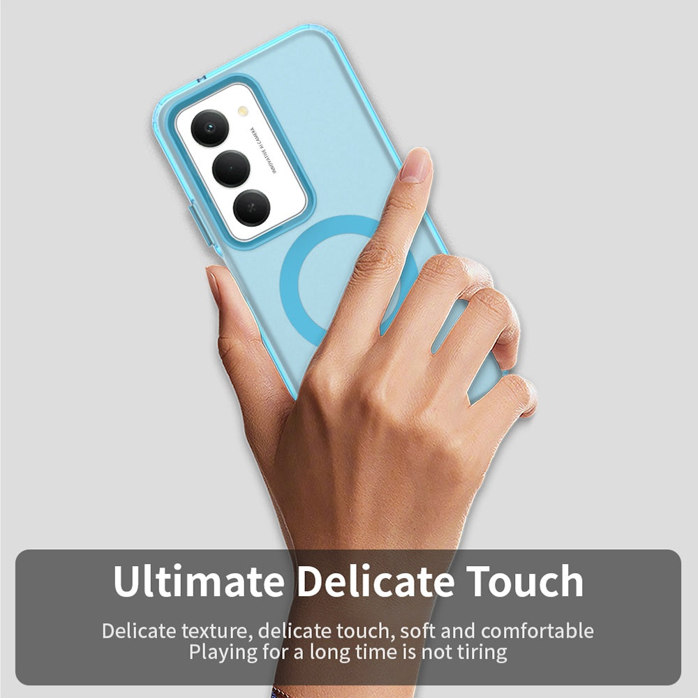 Husa MagSafe pentru Xiaomi Redmi 15 5G / 15 4G, Techsuit, CandyCase, Albastra