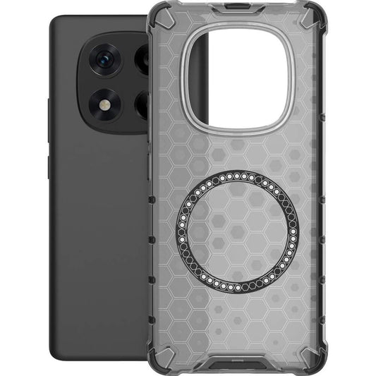Husa MagSafe pentru Xiaomi Redmi Note 14 Pro 4G, Techsuit, HoneyComb Shield, Neagra