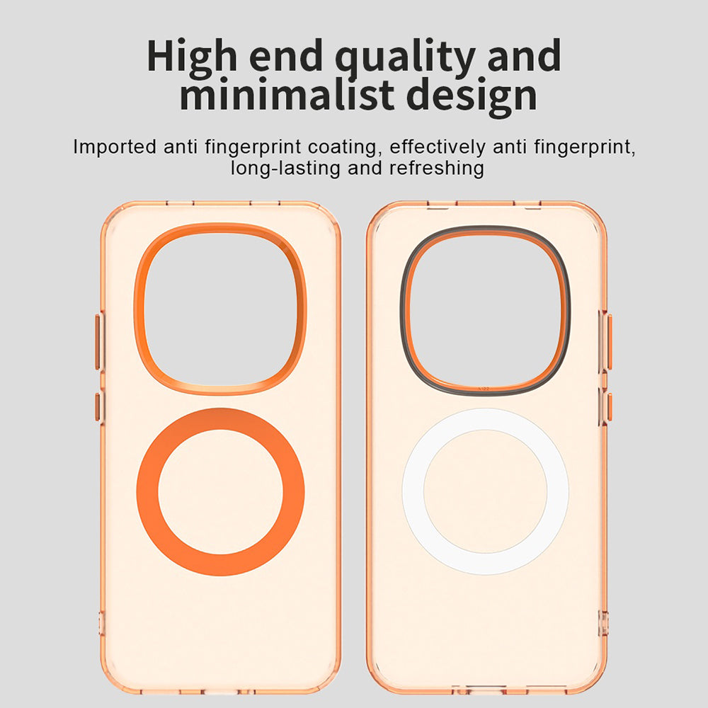 Husa MagSafe pentru Xiaomi Redmi Note 15 Pro 5G, Techsuit, CandyCase, Portocalie