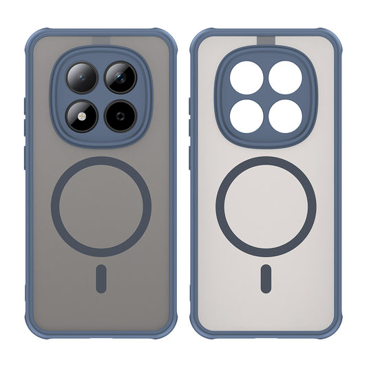 Husa MagSafe pentru Xiaomi Redmi Note 15 Pro 5G, Techsuit, HaloFrost II, Bleumarin