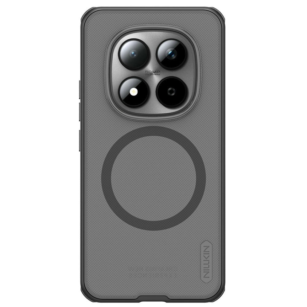 Husa MagSafe pentru Xiaomi Redmi Note 15 Pro+ 5G, Nillkin, Super Shield Pro, Neagra Transparenta Satinata