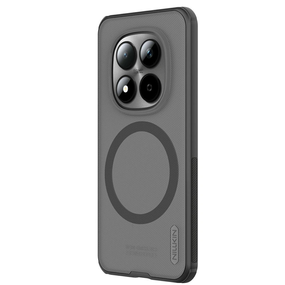 Husa MagSafe pentru Xiaomi Redmi Note 15 Pro+ 5G, Nillkin, Super Shield Pro, Neagra Transparenta Satinata