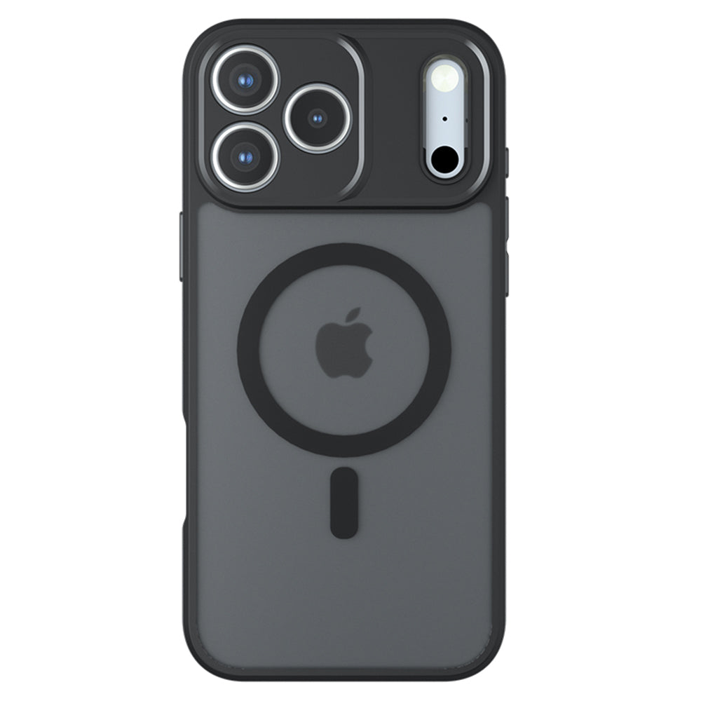 Husa MagSafe pentru Apple iPhone 17 Pro Max, Techsuit, PureFrost, Neagra