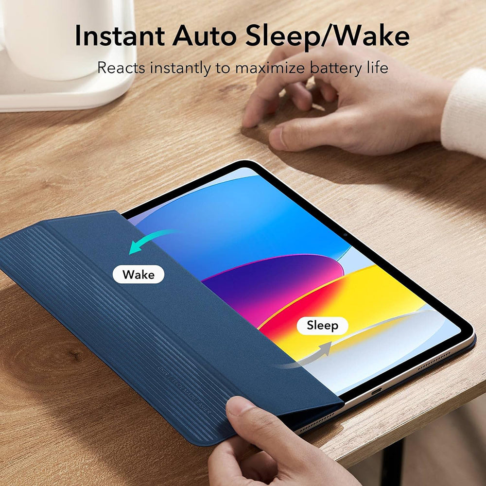Husa pentru Apple iPad (2025) / (2022), ESR, Rebound, Bleumarin