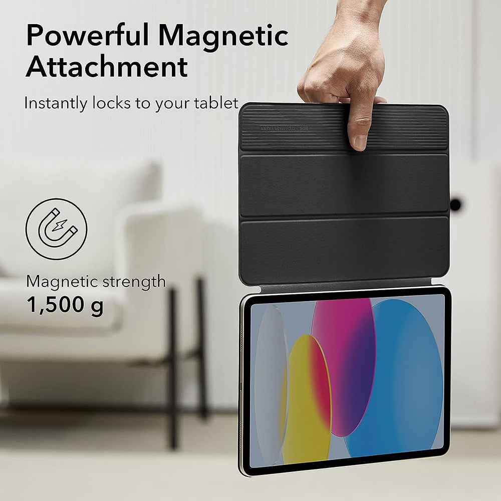 Husa pentru Apple iPad (2025) / (2022), ESR, Rebound, Neagra