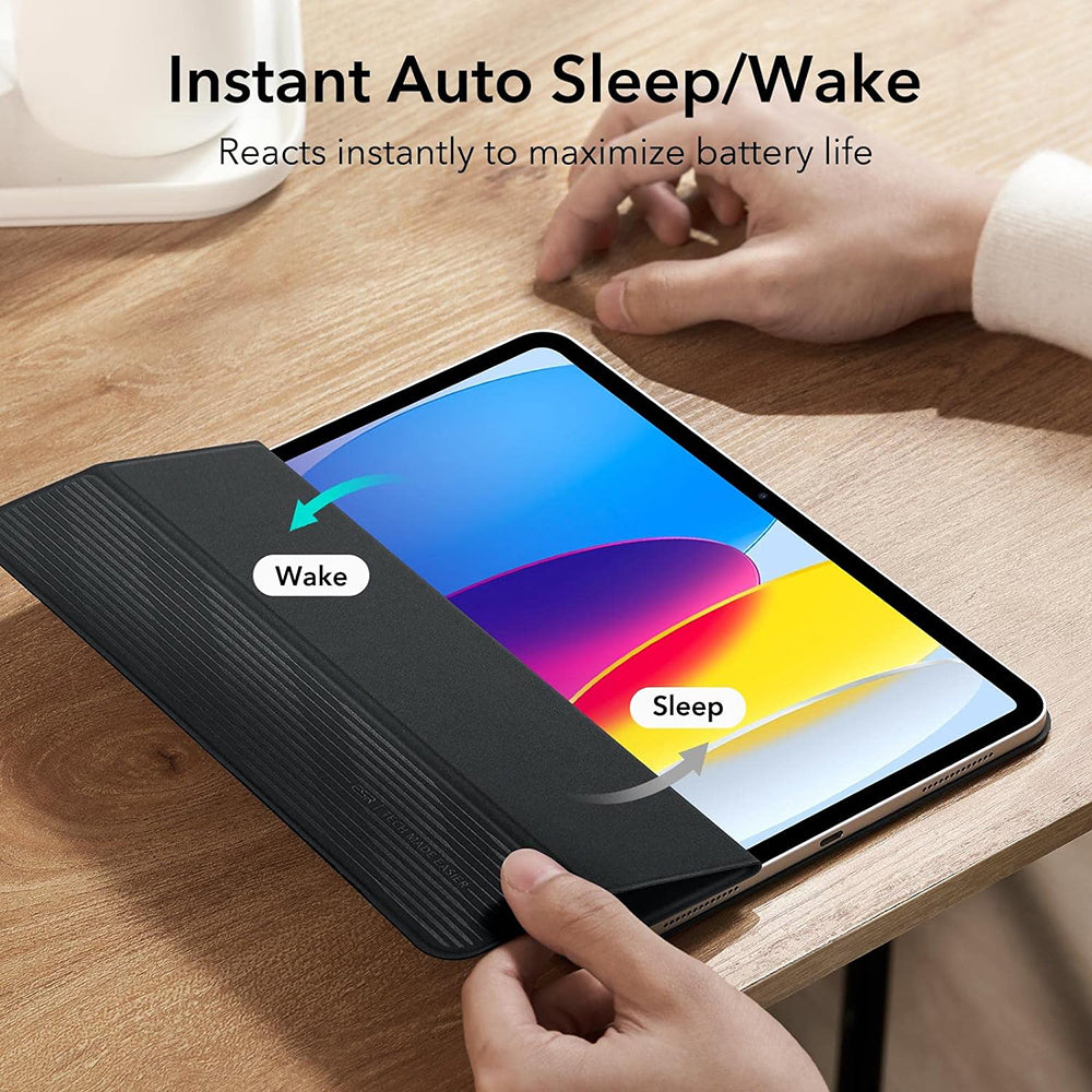 Husa pentru Apple iPad (2025) / (2022), ESR, Rebound, Neagra