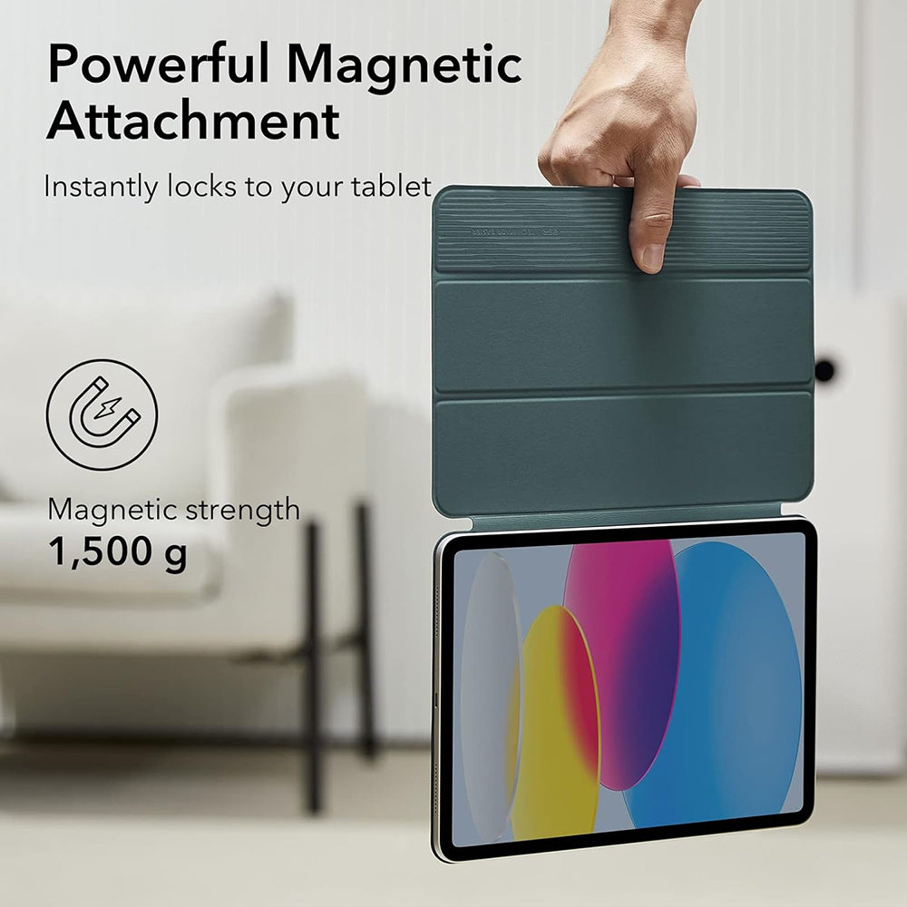 Husa pentru Apple iPad (2025) / (2022), ESR, Rebound, Verde Satinata