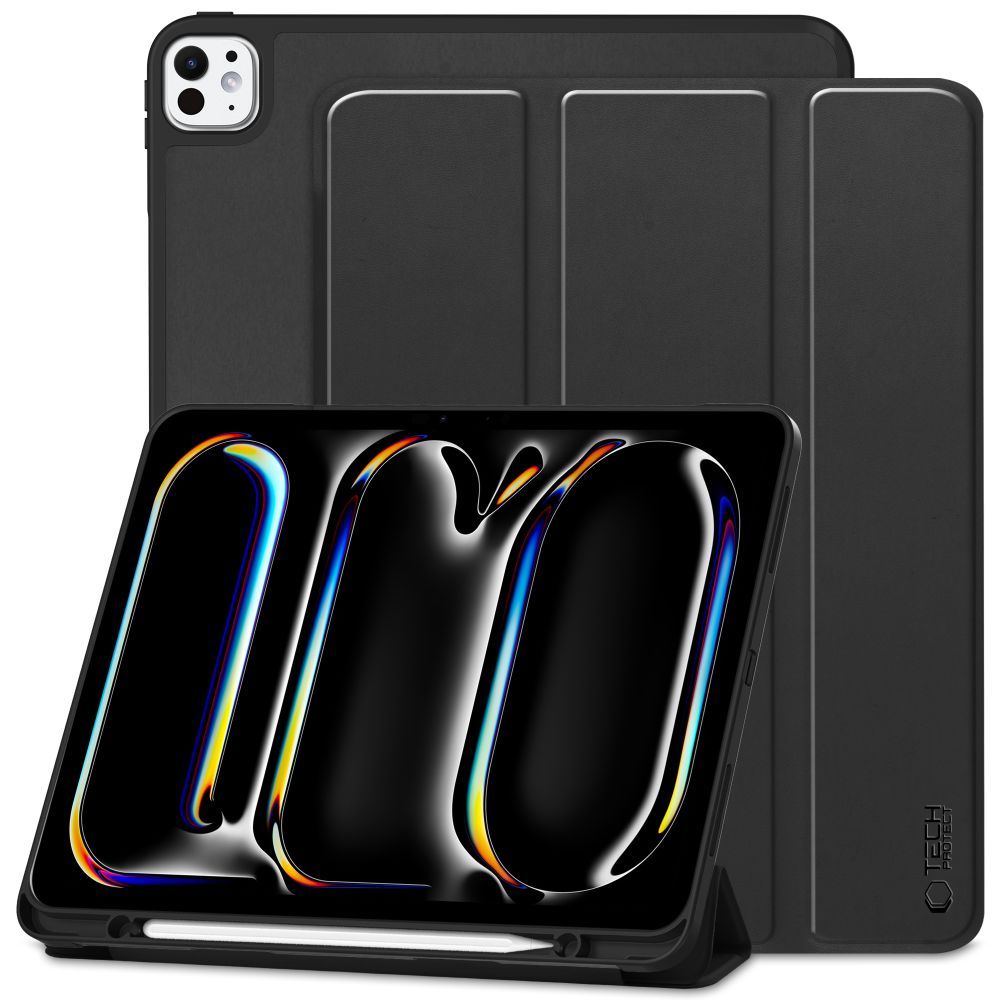 Husa pentru Apple iPad Pro 11 (2025) / iPad Pro 11 (2024), Tech-Protect, SC PEN, Neagra