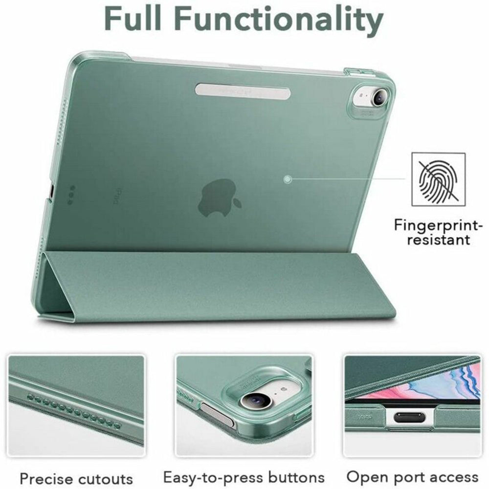 Husa pentru Apple iPad Air 11 (2026) / iPad Air 11 (2025) / Air 11 (2024) / Air (2022) / Air (2020), ESR, Ascend Trifold, Verde Satinata