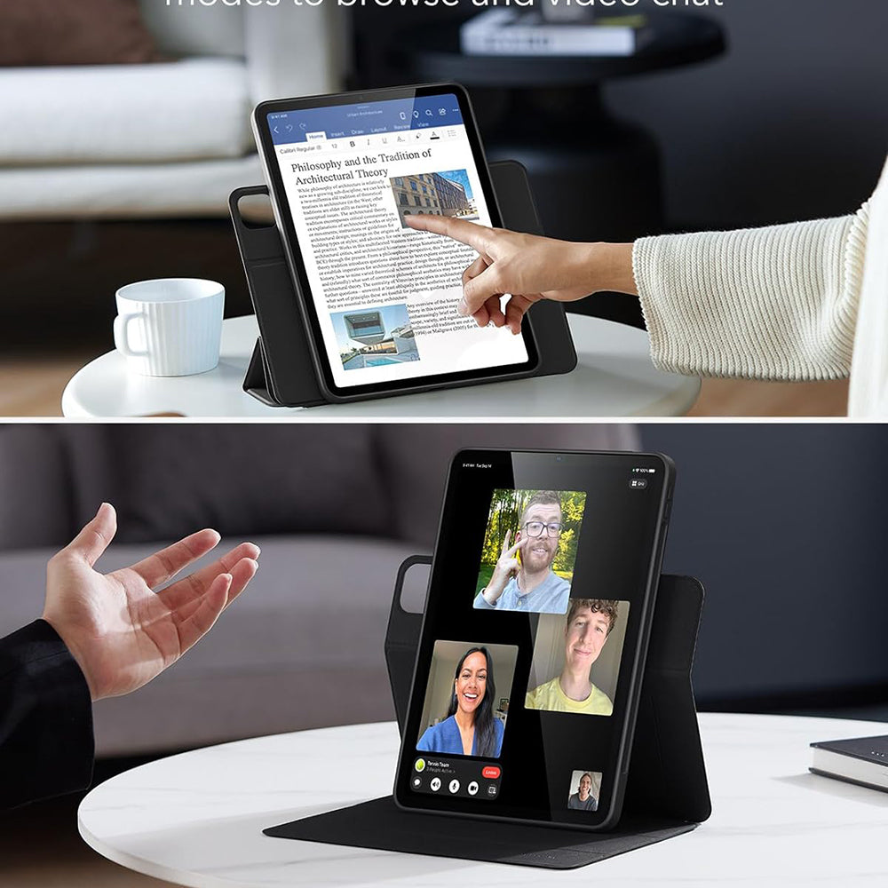 Husa pentru Apple iPad Air 11 (2026) / iPad Air 11 (2025) / Air 11 (2024) / Air (2022) / Air (2020), ESR, Rebound Hybrid, Alba