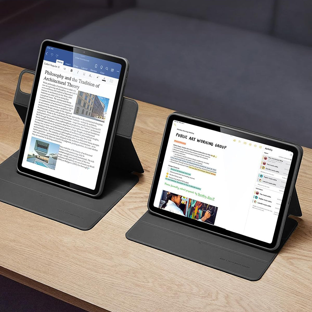 Husa pentru Apple iPad Air 11 (2026) / iPad Air 11 (2025) / Air 11 (2024) / Air (2022) / Air (2020), ESR, Rebound Hybrid, Gri