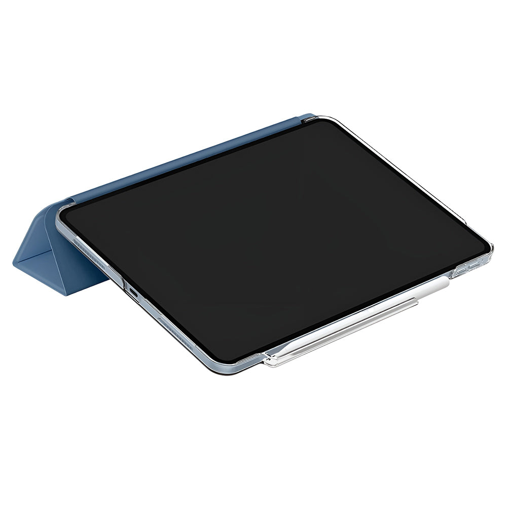 Husa pentru Apple iPad Air 11 (2026) / Air 11 (2025) / Air 11 (2024) / Air (2022) / Air (2020), UNIQ, Camden Click, Albastra Gri