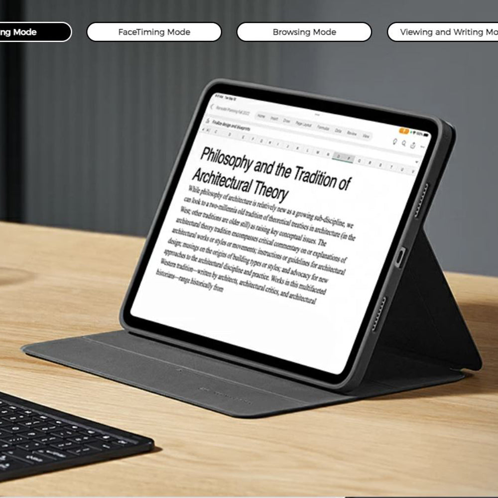 Husa pentru Apple iPad Air 13 (2026) / Air 13 (2025) / Air 13 (2024), ESR, Rebound Hybrid, Neagra