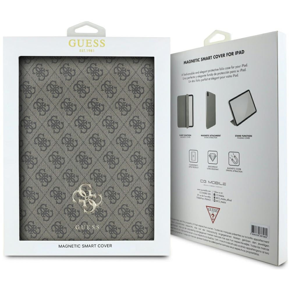 Husa pentru Apple iPad Air 13 (2025) / Air 13 (2024), Guess, 4G Big Logo, Maro