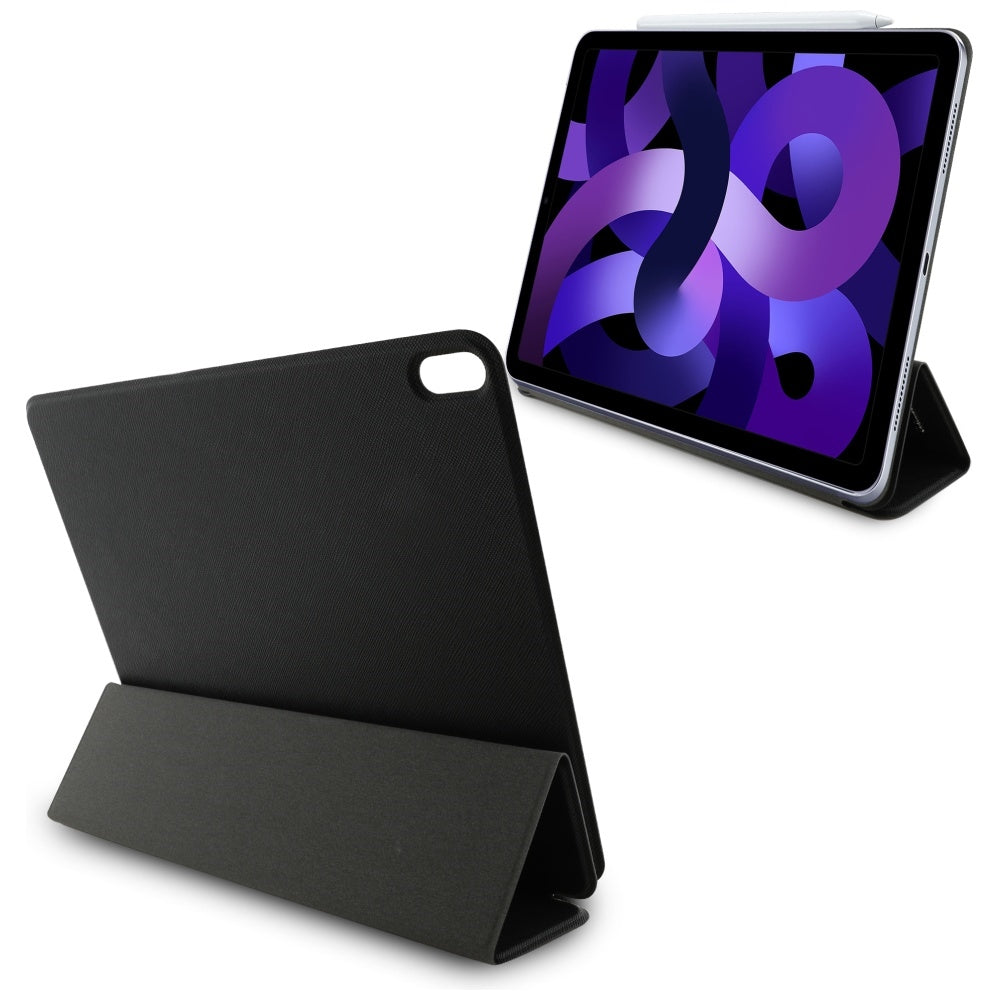 Husa pentru Apple iPad Air 13 (2026) / Air 13 (2025) / Air 13 (2024), Karl Lagerfeld, Saffiano Karl & Choupette, Neagra