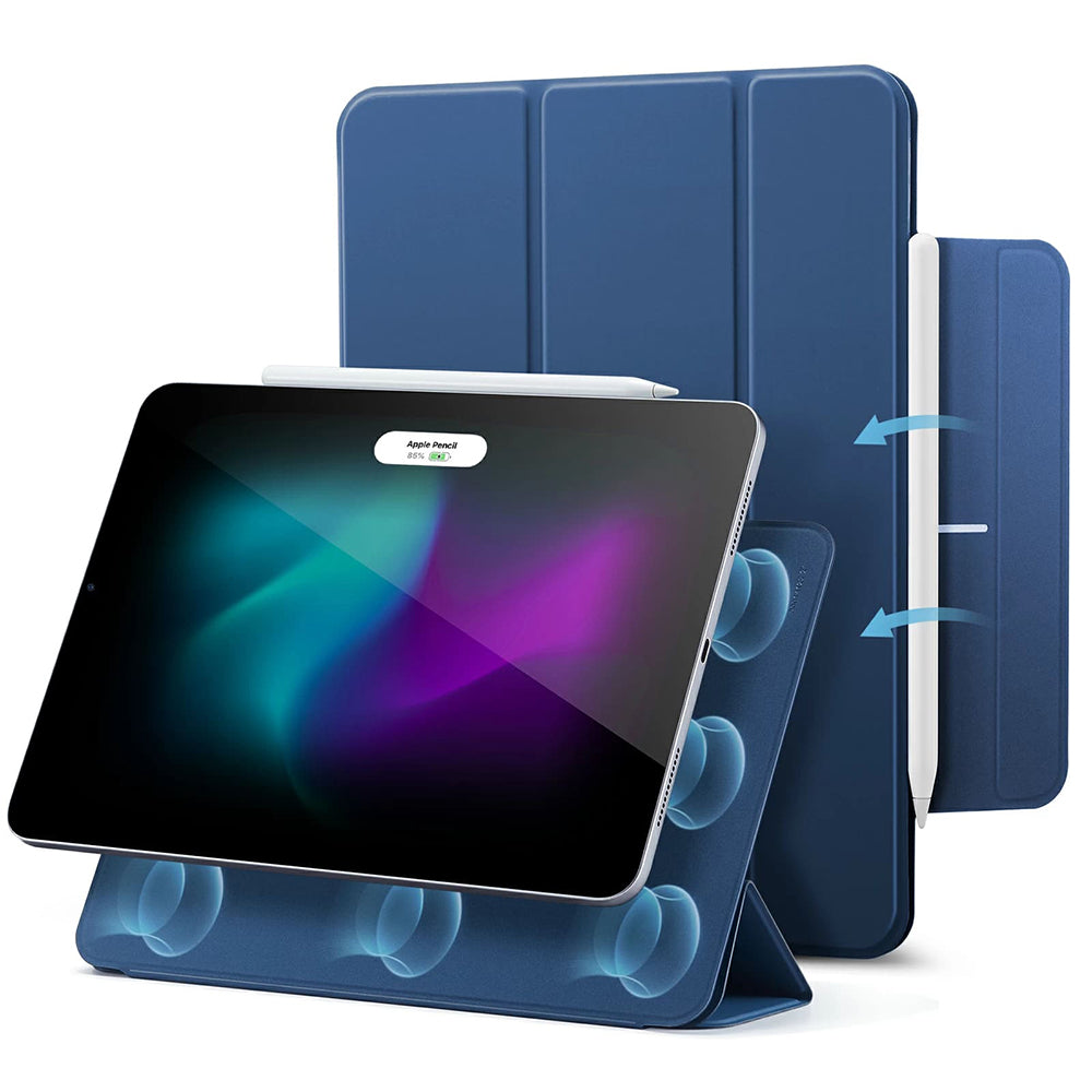 Husa pentru Apple iPad Air 13 (2026) / Air 13 (2025) / Air 13 (2024) / Pro 12.9 (2022) / Pro 12.9 (2021), ESR, Rebound, Bleumarin