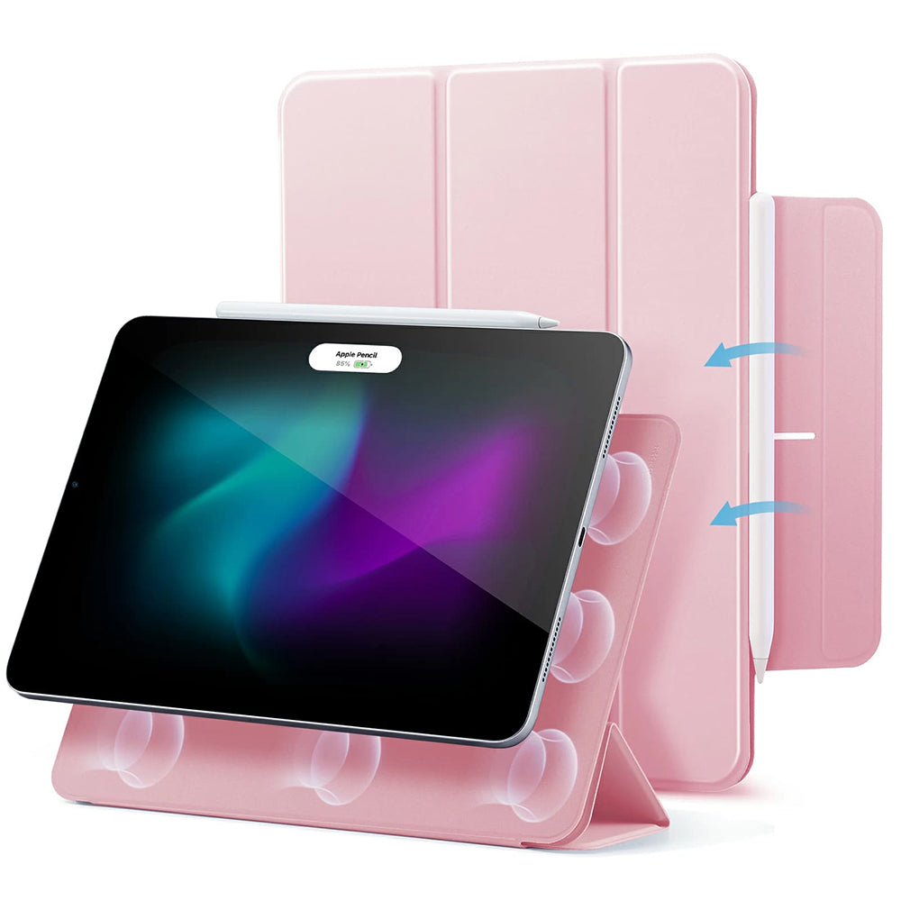 Husa pentru Apple iPad Air 13 (2026) / Air 13 (2025) / Air 13 (2024) / Pro 12.9 (2022) / Pro 12.9 (2021), ESR, Rebound, Roz
