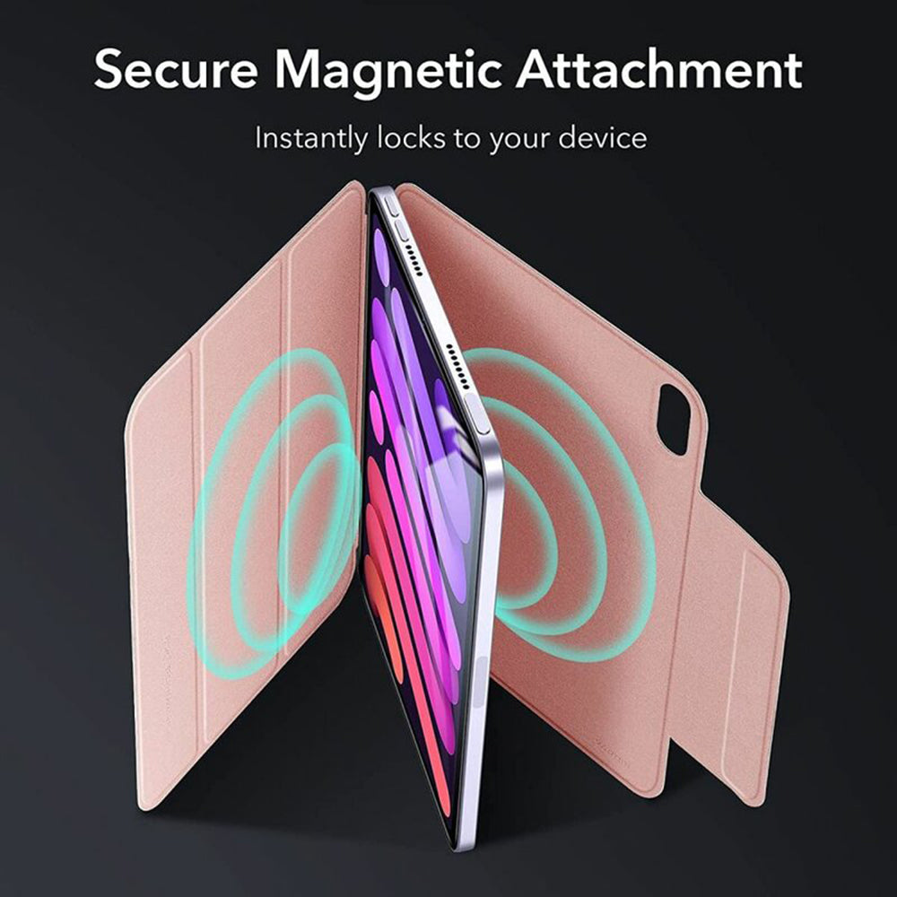 Husa pentru Apple iPad mini (2024) / mini (2021), ESR, Rebound, Roz Aurie