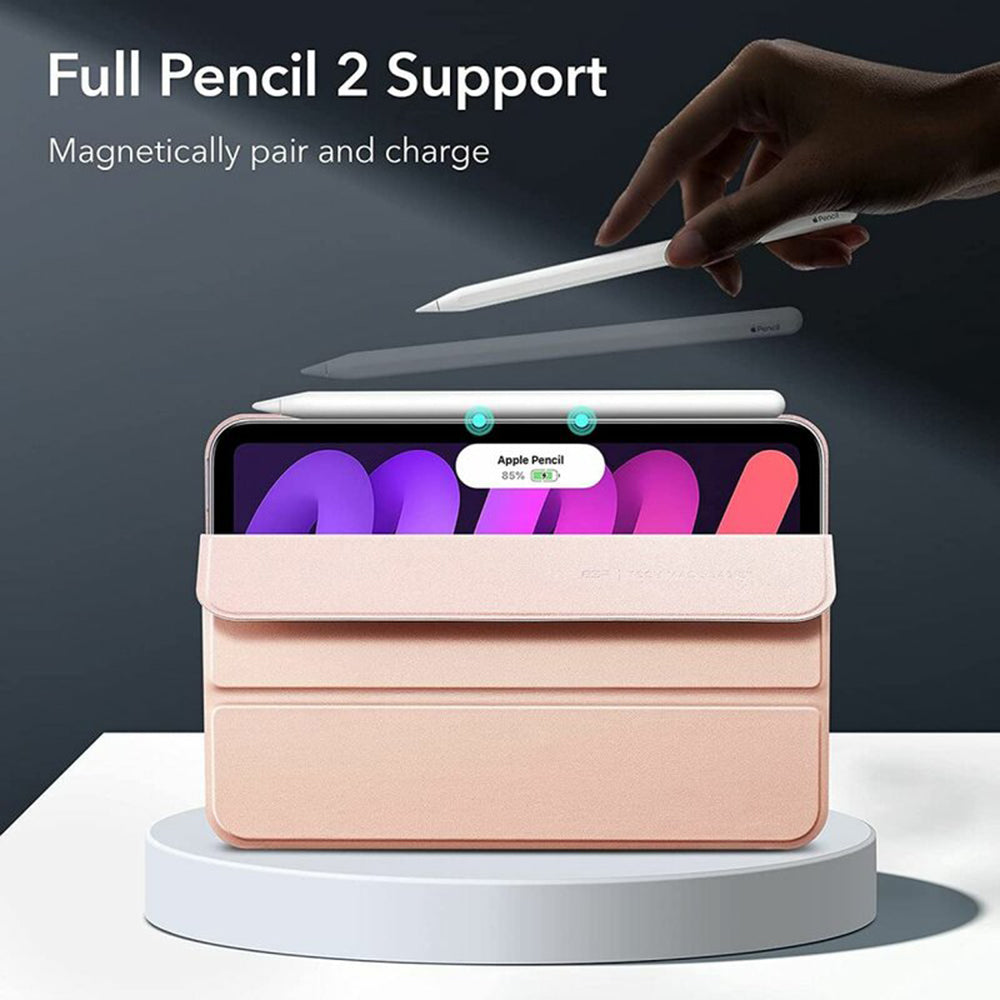 Husa pentru Apple iPad mini (2024) / mini (2021), ESR, Rebound, Roz Aurie