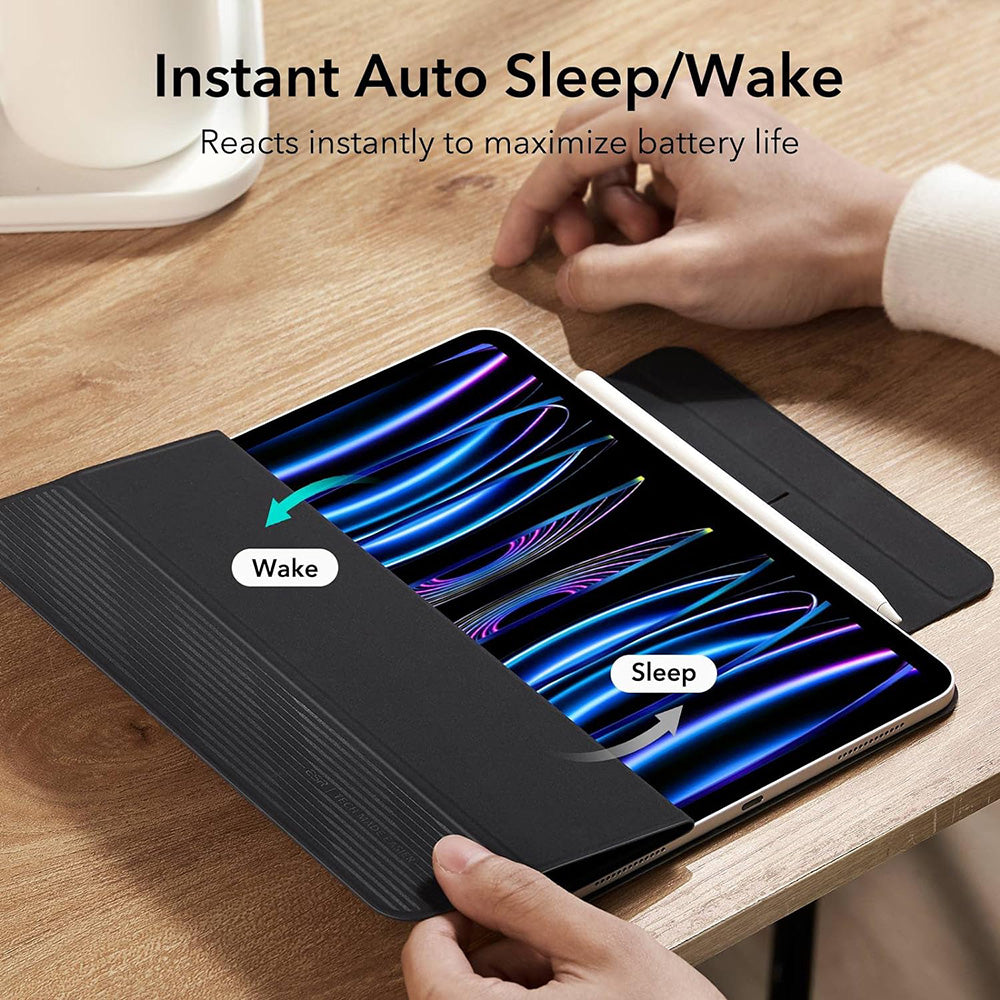 Husa pentru Apple iPad Pro 11 (2022) / Pro 11 (2021) / Pro 11 (2020) / Pro 11 (2018), ESR, Rebound, Neagra