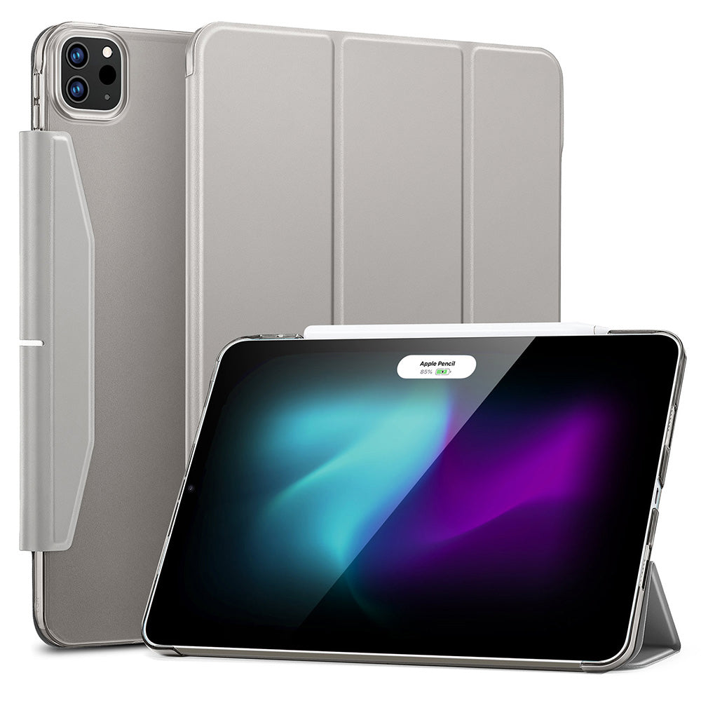 Husa pentru Apple iPad Pro 11 (2024), ESR, Ascend Trifold, Gri