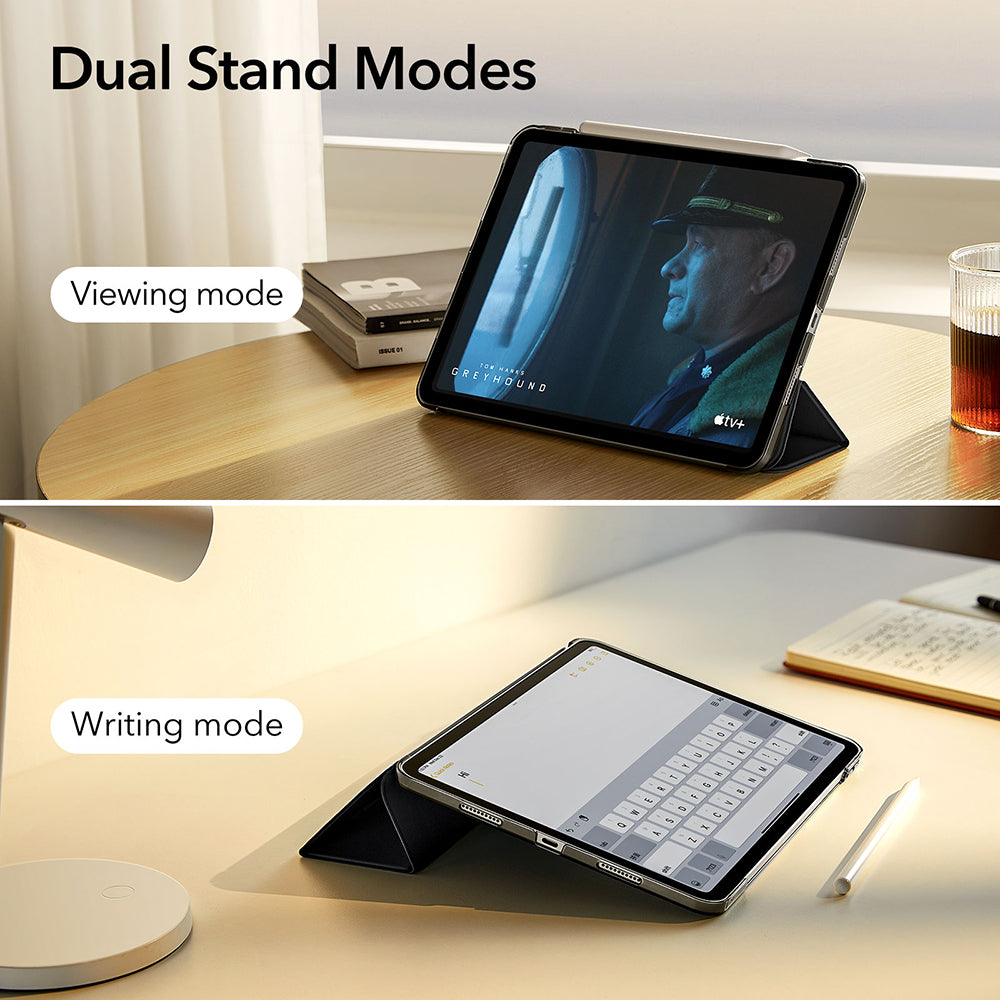 Husa pentru Apple iPad Pro 13 (2024), ESR, Ascend Trifold, Neagra Satinata
