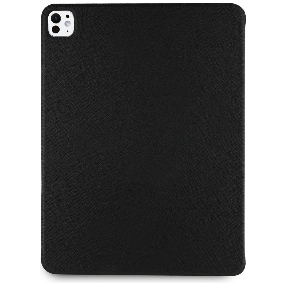 Husa pentru Apple iPad Pro 13 (2024), Karl Lagerfeld, Saffiano Karl & Choupette, Neagra