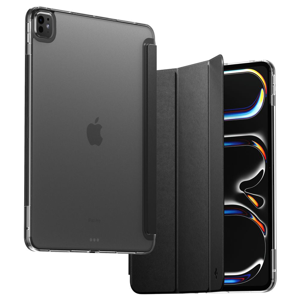 Husa pentru Apple iPad Pro 13 (2024), Spigen, Liquid Air Folio, Neagra ACS09439