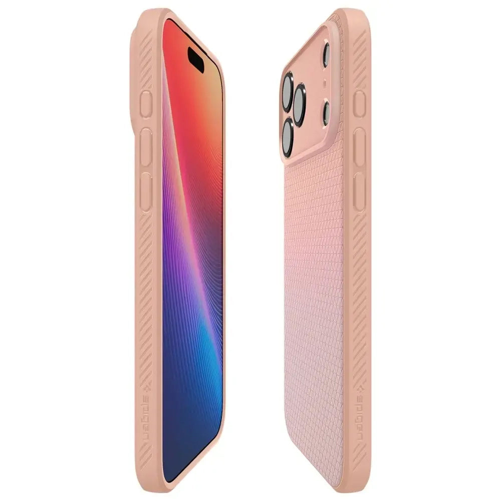Husa pentru Apple iPhone 18 Pro Max / 17 Pro Max, Spigen, Liquid Air, Roz ACS12115
