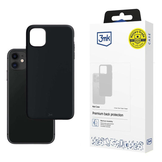 Husa pentru Apple iPhone 11, 3MK, Neagra Mata