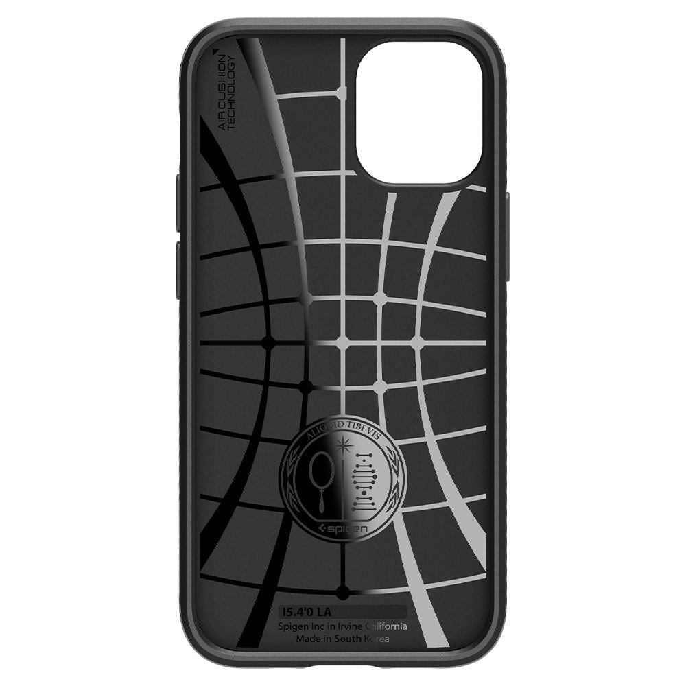 Husa pentru Apple iPhone 12 / 12 Pro, Spigen, Liquid Air, Neagra ACS01701