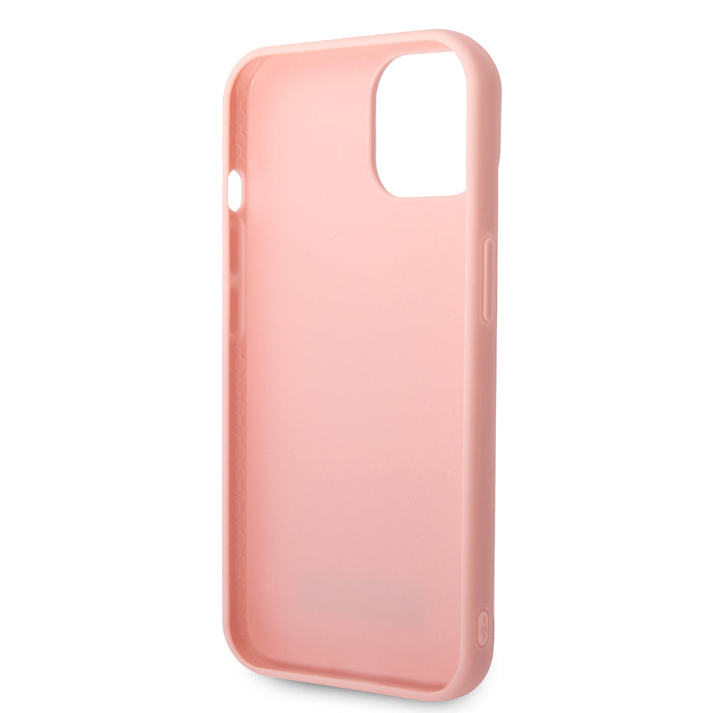 Husa pentru Apple iPhone 14 Plus, Karl Lagerfeld, 3D Monogram, Roz