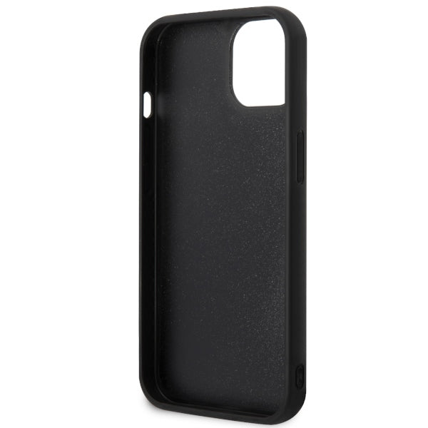 Husa pentru Apple iPhone 14 Plus, Karl Lagerfeld, 3D Rubber Ikonik Karl, Neagra