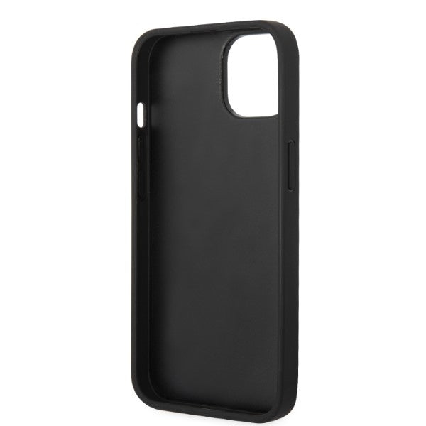 Husa pentru Apple iPhone 14 Plus, Karl Lagerfeld, Glitter Choupette Patch, Argintie