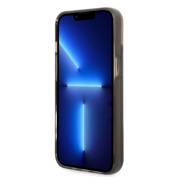Husa pentru Apple iPhone 14 Plus, Karl Lagerfeld, Liquid Glitter RSG, Neagra