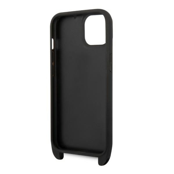 Husa pentru Apple iPhone 14 Plus, Karl Lagerfeld, Monogram Ikonik Karl, Alba