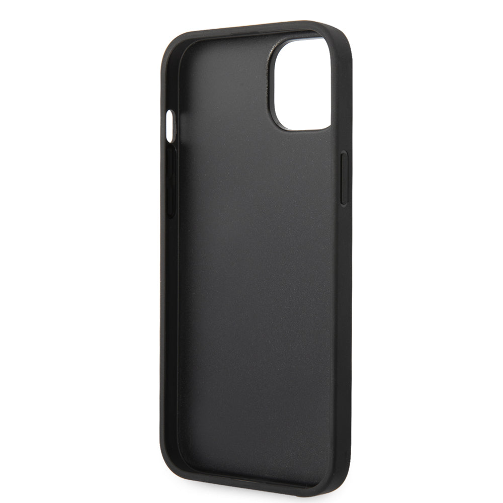 Husa pentru Apple iPhone 14 Plus, Karl Lagerfeld, Monogram Stripe, Maro